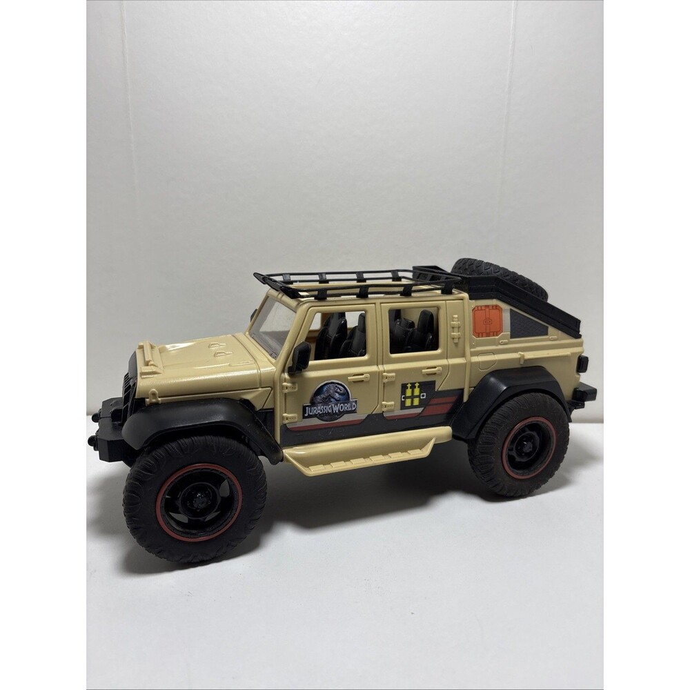 JEEP RC VEHICLE JURASSIC WORLD 2022 MATTEL JEEP ONLY NO REMOTE